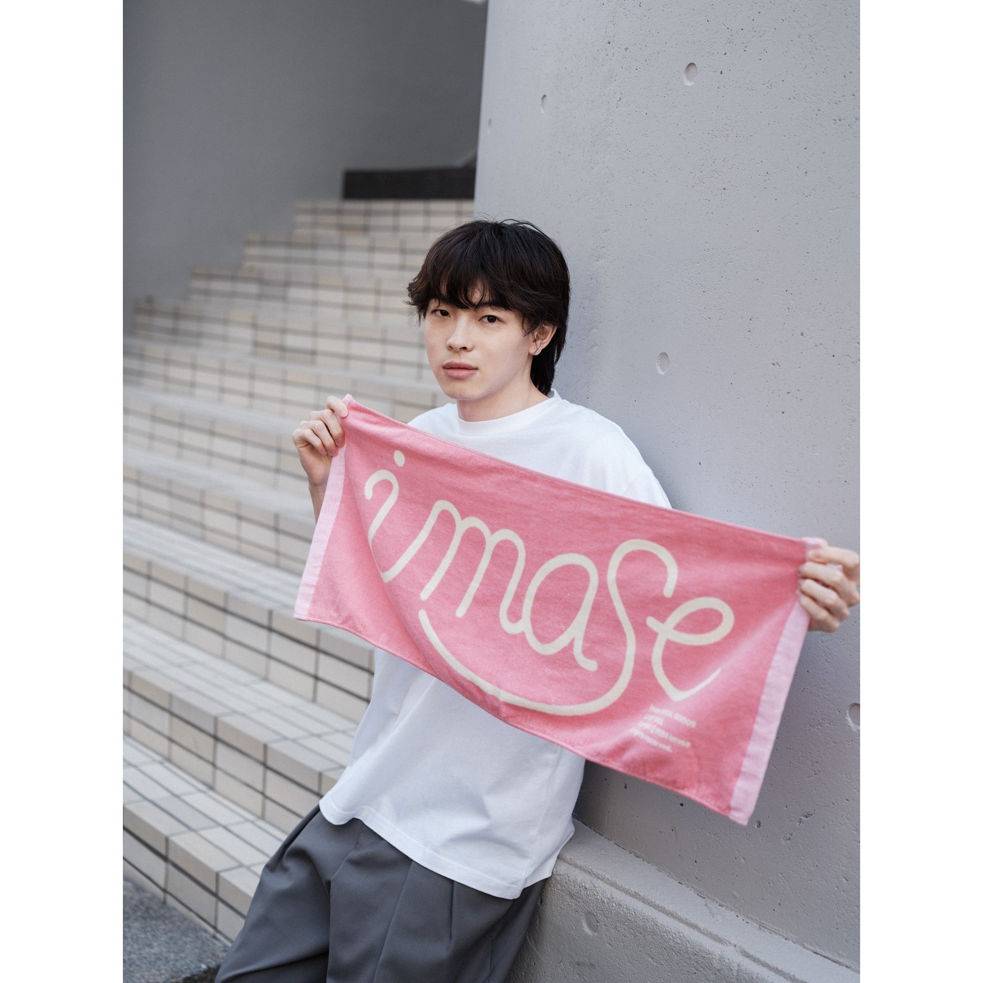 imase LOGO TOWEL / PINK – imase Official Store by UNIVERSAL MUSIC
