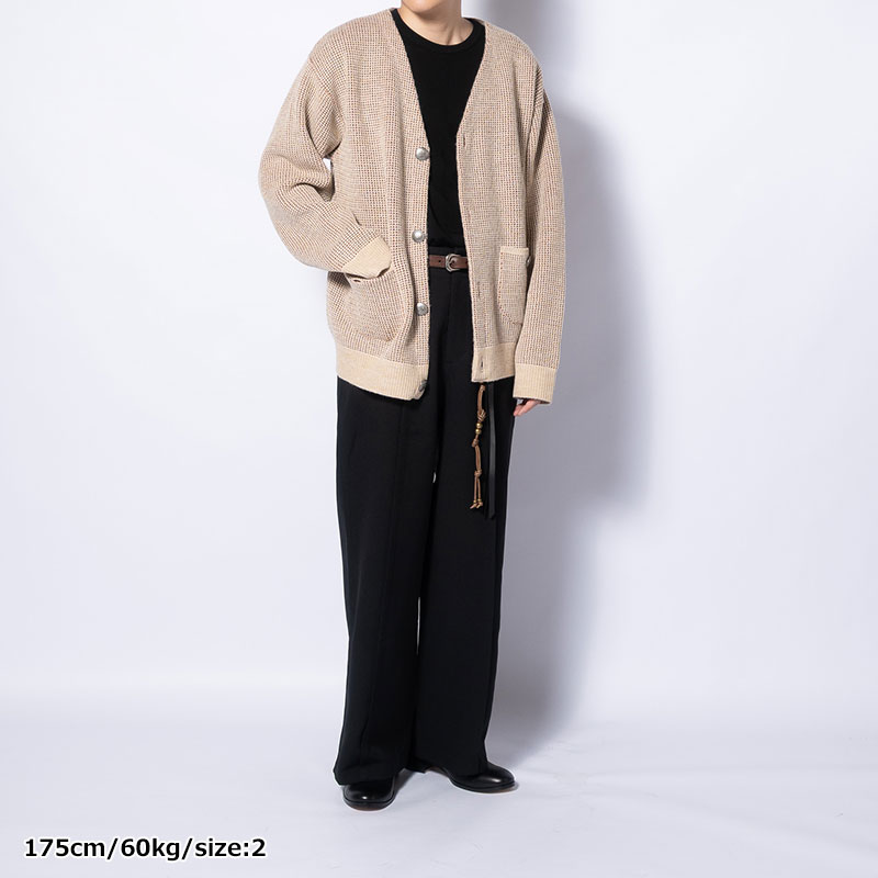 和紙×ALPACA WAFFLE CARDIGAN -2.COLOR- | IN ONLINE STORE