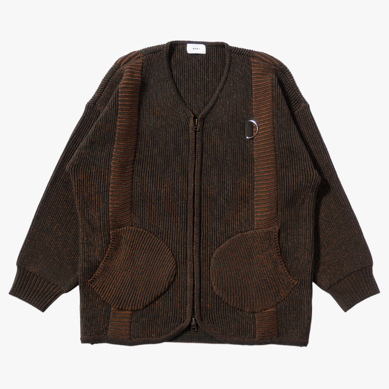 OVERSIZE ZIP CARDIGAN -2.COLOR- | IN ONLINE STORE