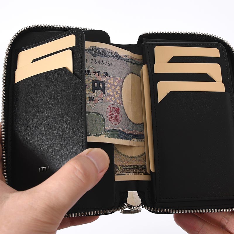 CRISTY SMART MID WLT .5 / CROCO -BLACK- | IN ONLINE STORE