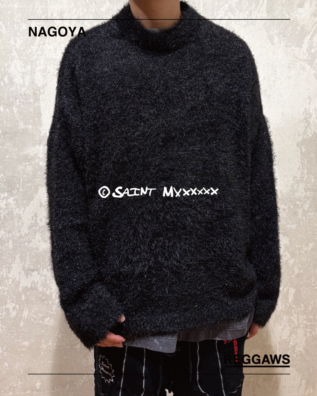 SAINT M×××××× (セントマイケル) / CREW NECK KNIT -GLITTER |公式通販