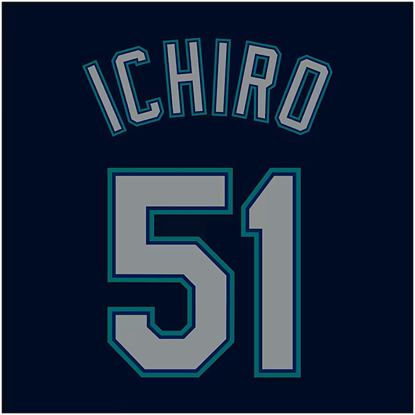 NIKE マリナーズ イチロー ネーム＆ナンバー HOF（殿堂入り）記念T