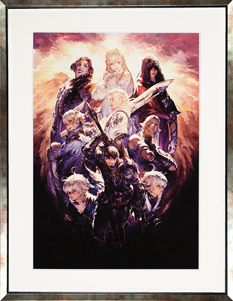 ファイナルファンタジーXIV 複製原画『漆黒の群像』 | スクウェア