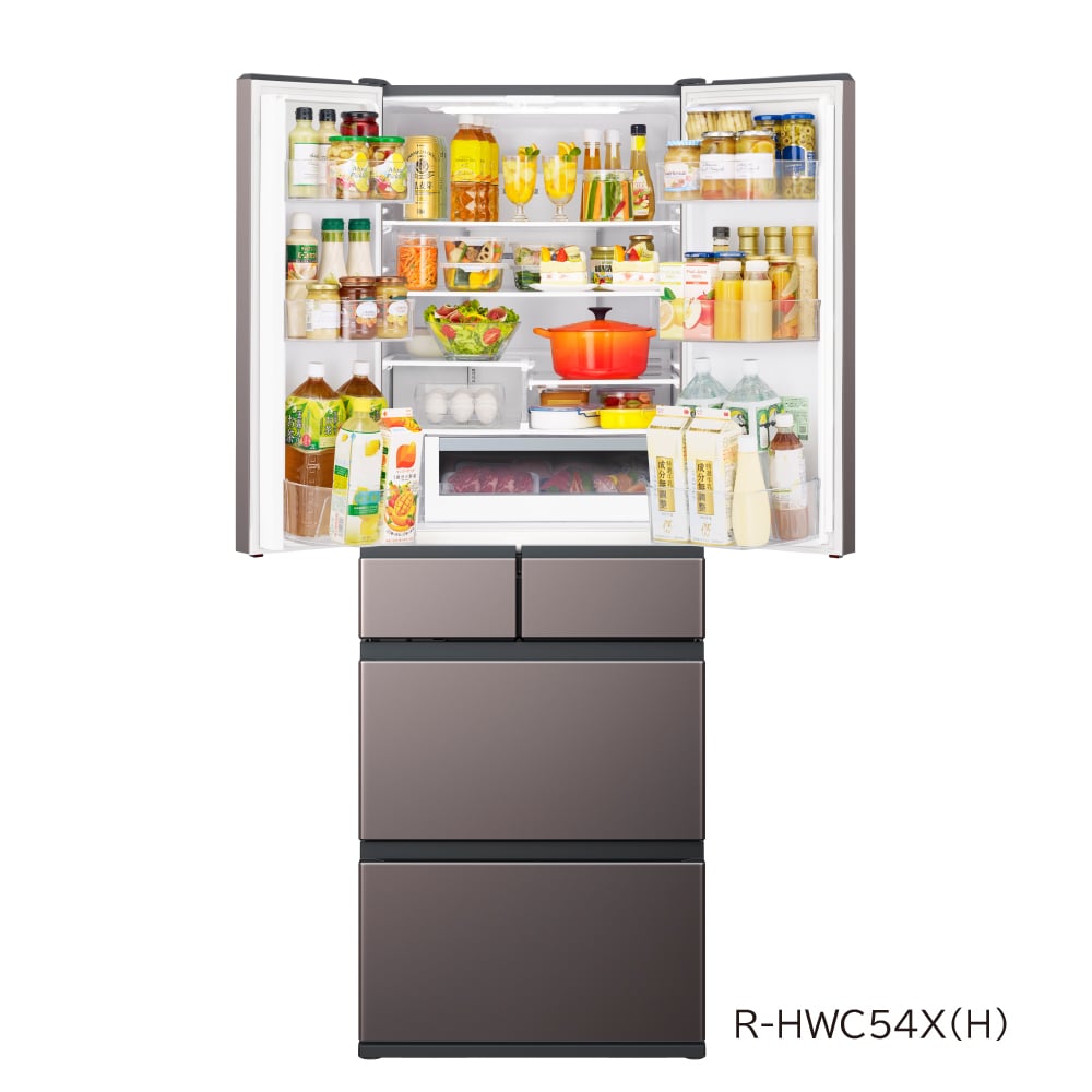 冷蔵庫（540L） R-HWC54X H(ブラストモーブグレー): キッチン家電/日立