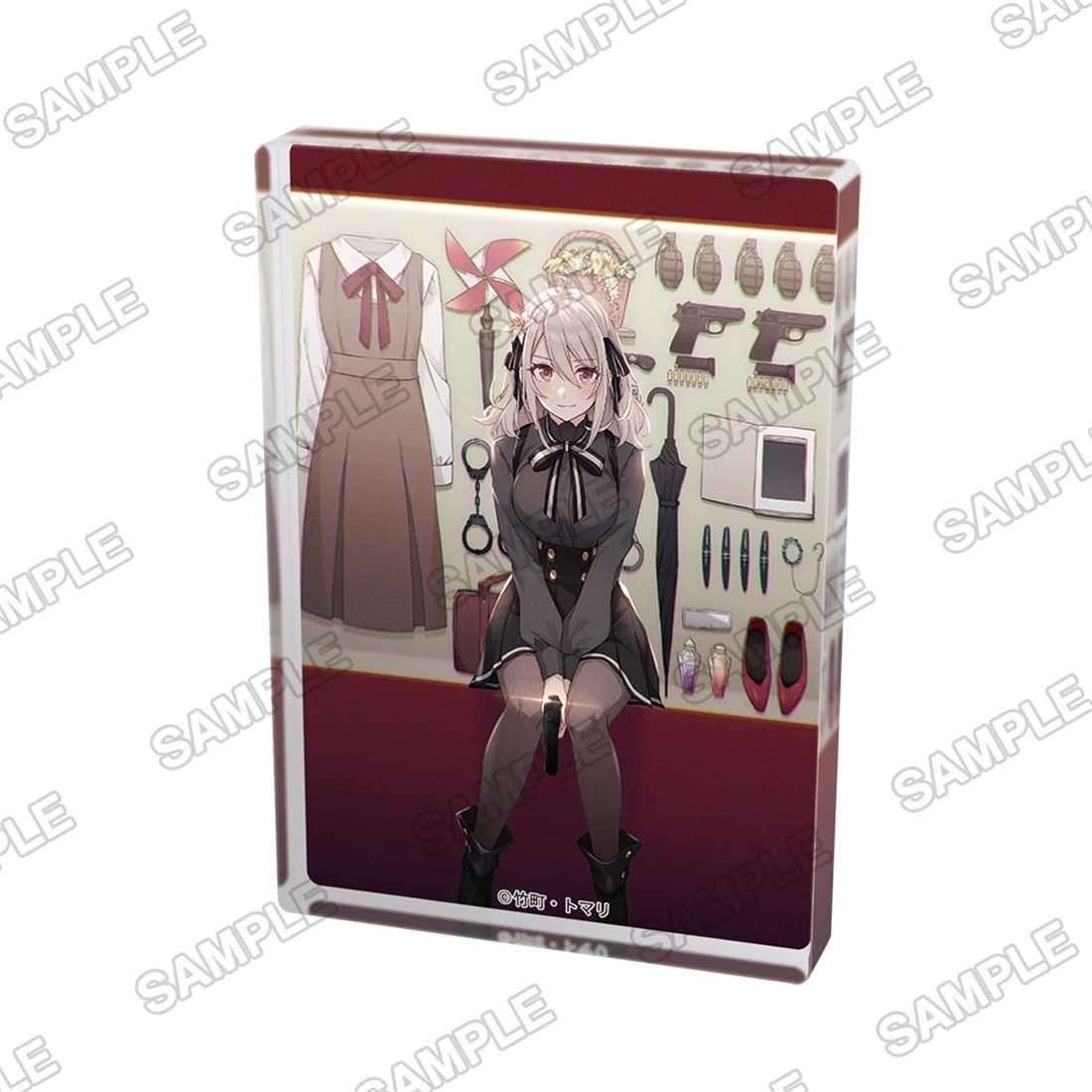 二次受注】ライトノベル展2025 A7アクリルブロック スパイ教室: グッズ