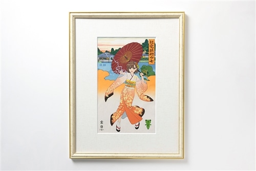 とある科学の超電磁砲T 浮世絵木版画 超電磁砲少女 御坂美琴: グッズ