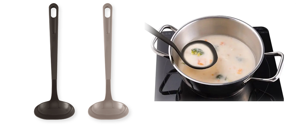 鍋やフライパンを傷つけにくいオールナイロン「Nuantone（ニュアトーン