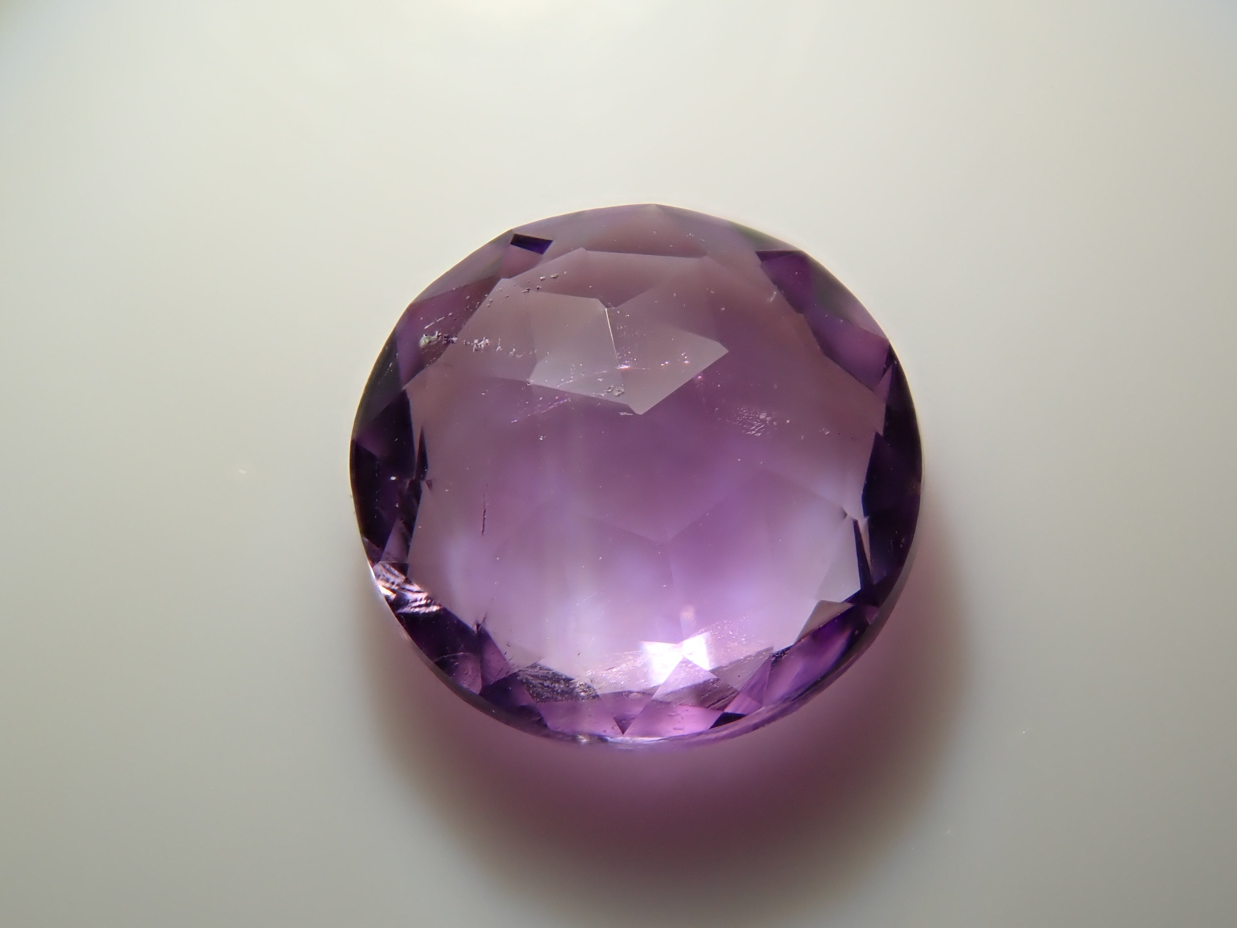 KEN氏】ブラジル産アメジスト 5mm/0.390ctルース（セミオーダーメイド