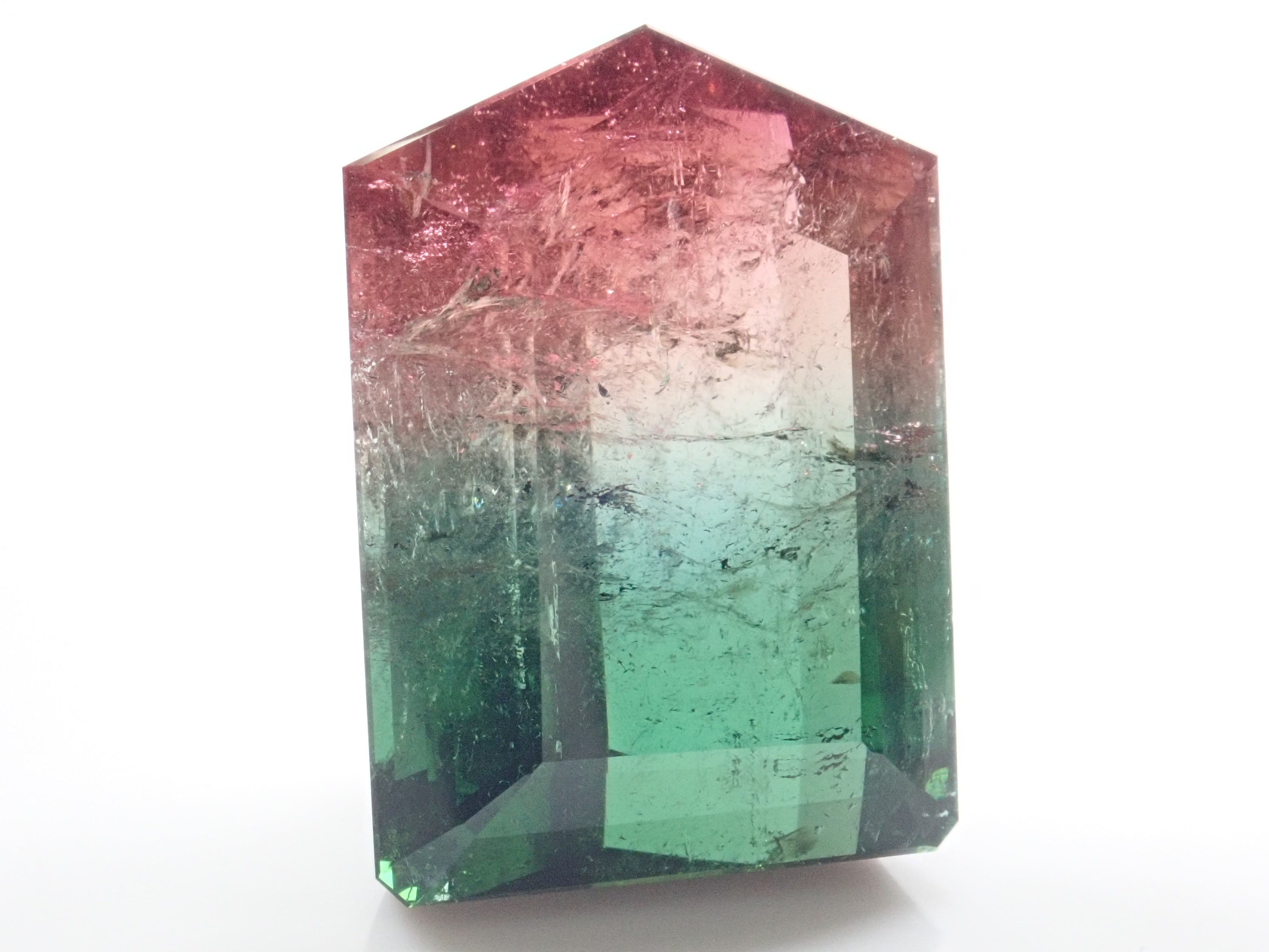 ブラジル産パーティカラートルマリン 32.207ctルース（トリカラー