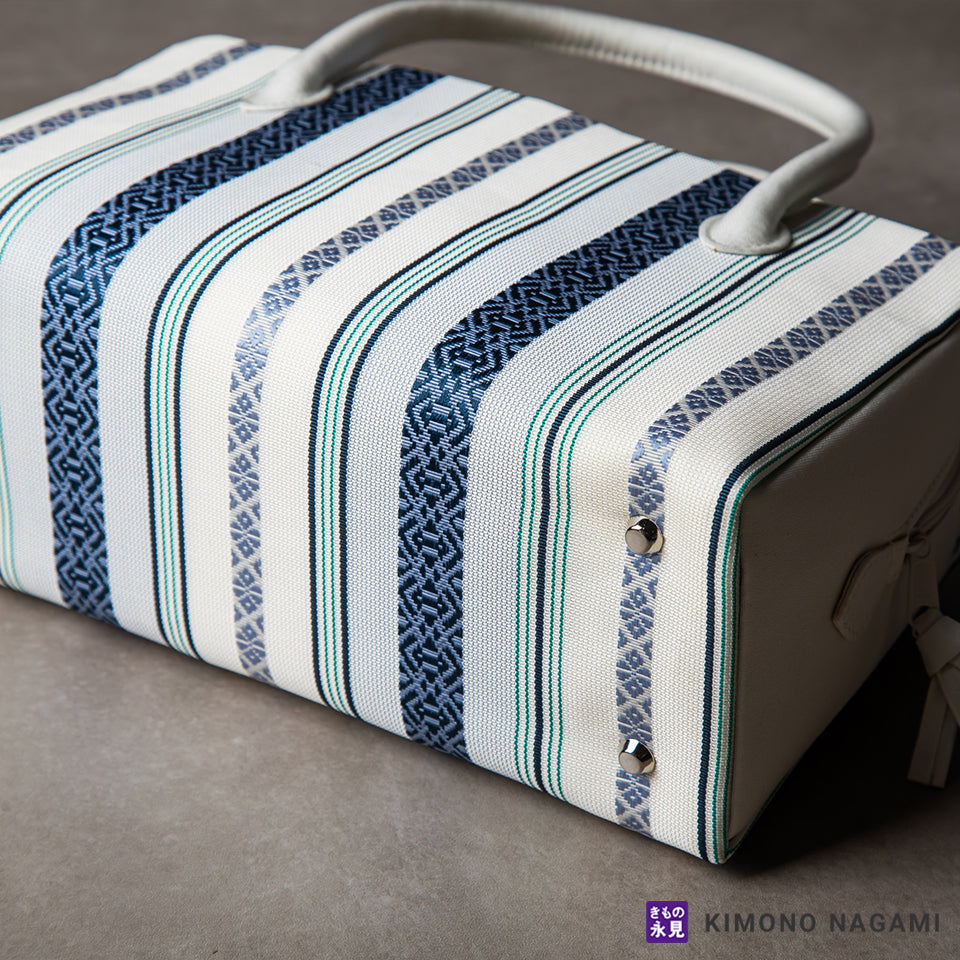 博多織 正絹利休バッグ - 高級献上柄の和装バッグ│きもの永見