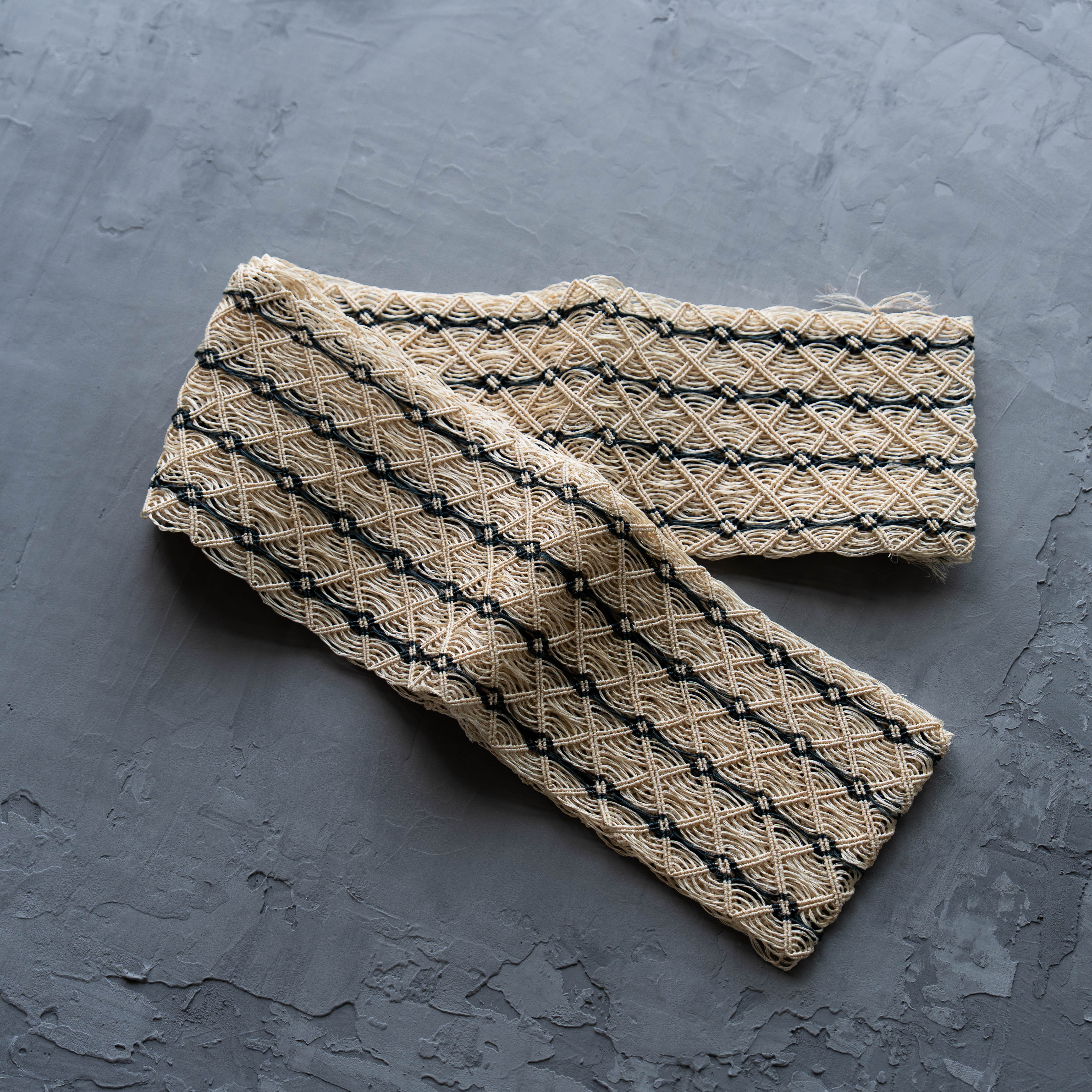 誉田屋源兵衛 芭蕉布半幅帯 芭蕉角繁波縞 – きもの永見公式通販