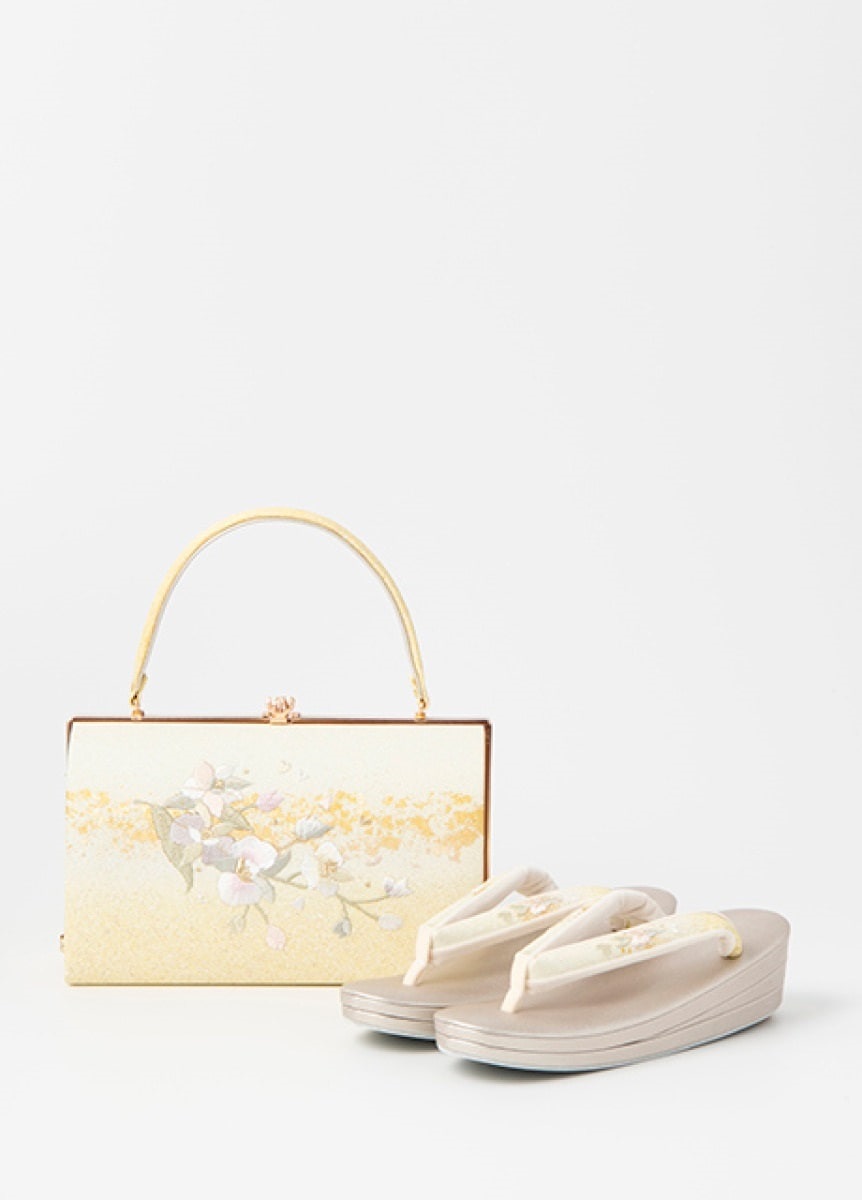 フォーマル刺繍草履バッグ クリーム | 草履・バッグ | やまと