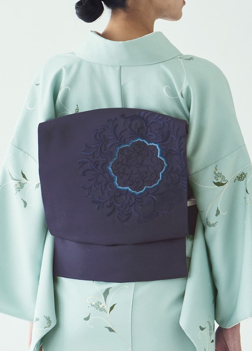 西陣刺繍九寸名古屋帯 朧月-おぼろづき-（ご予約受注品） | 帯