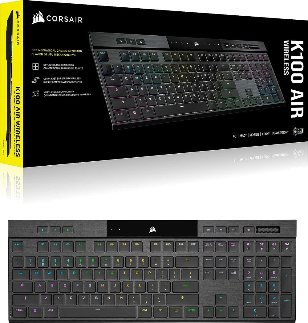 Corsair K100 AIR WIRELESS 日本語配列 Bluetooth / 2.4GHz ワイヤレス
