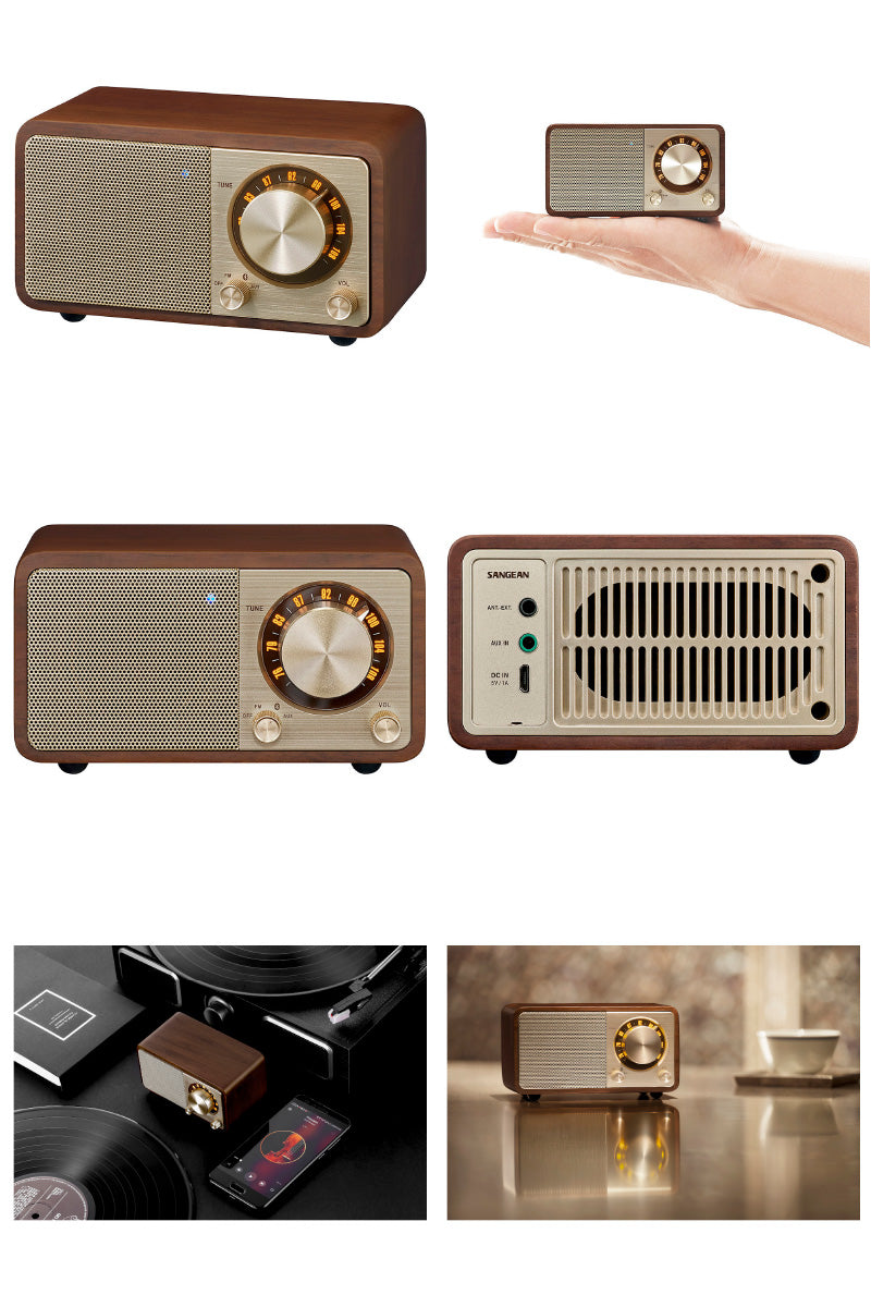 Sangean WR-301 ワイドFMラジオ / Bluetooth ワイヤレス ポータブル