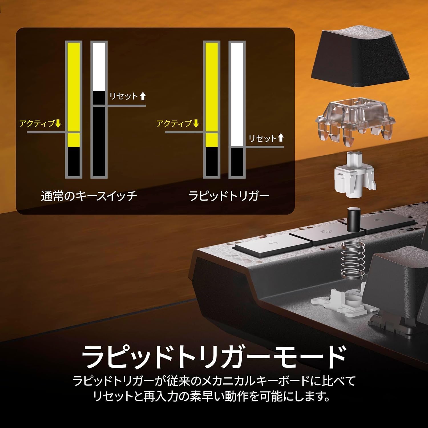 Corsair K70 MAX RGB 日本語配列 かな無し 磁気メカニカルゲーミング