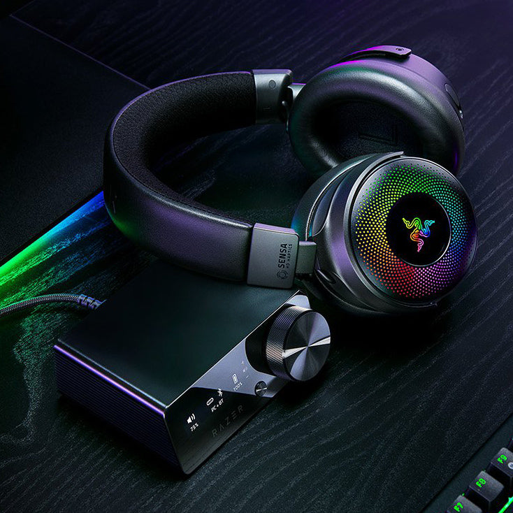 Razer Kraken V4 Pro ワイヤレスゲーミングヘッドセット コントロール