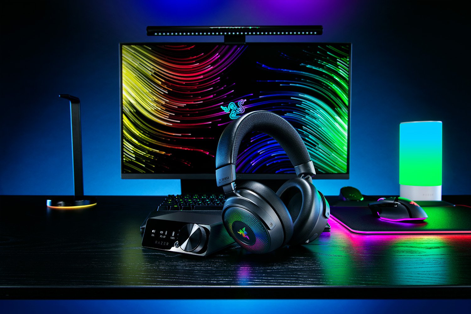 Razer Kraken V4 Pro ワイヤレスゲーミングヘッドセット コントロール
