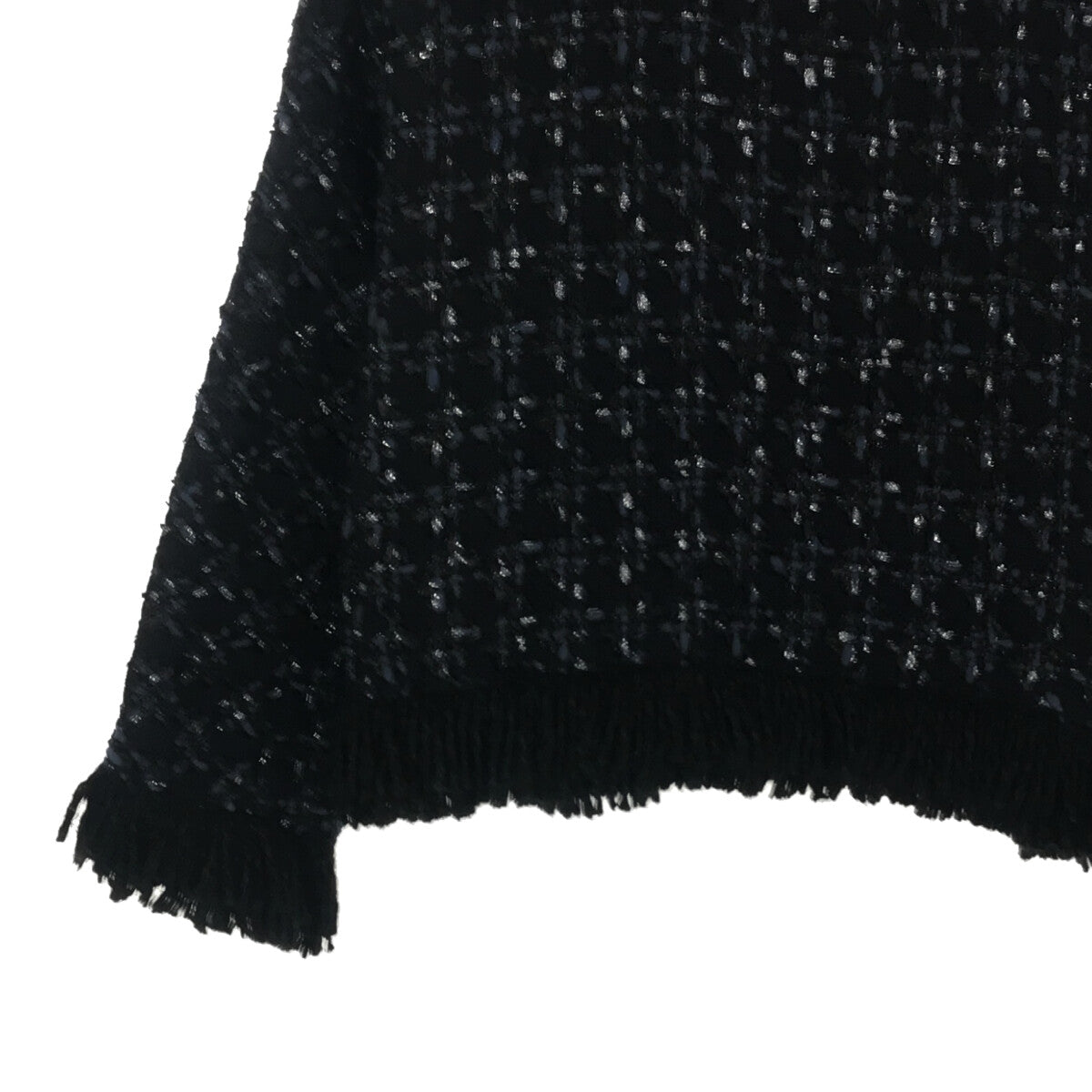 美品】 Drawer / ドゥロワー | ツイード フリンジ プルオーバー | 36