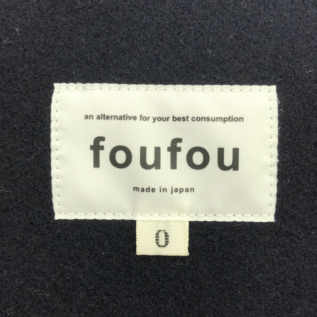 foufou / フーフー | melton double coat メルトン ダブル コート | 0