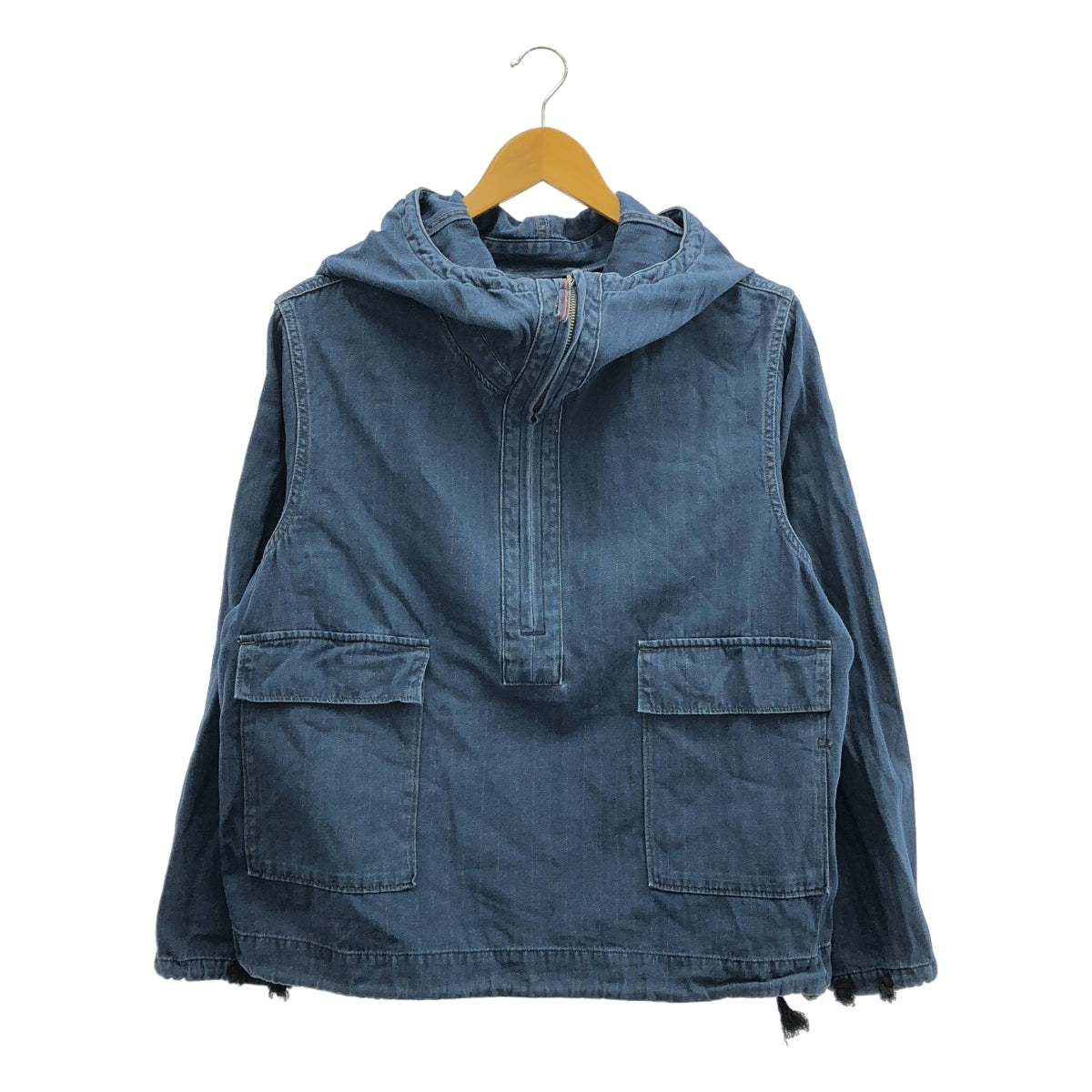 45r / フォーティファイブアール | 藍納戸麦サテンの908 フーディ