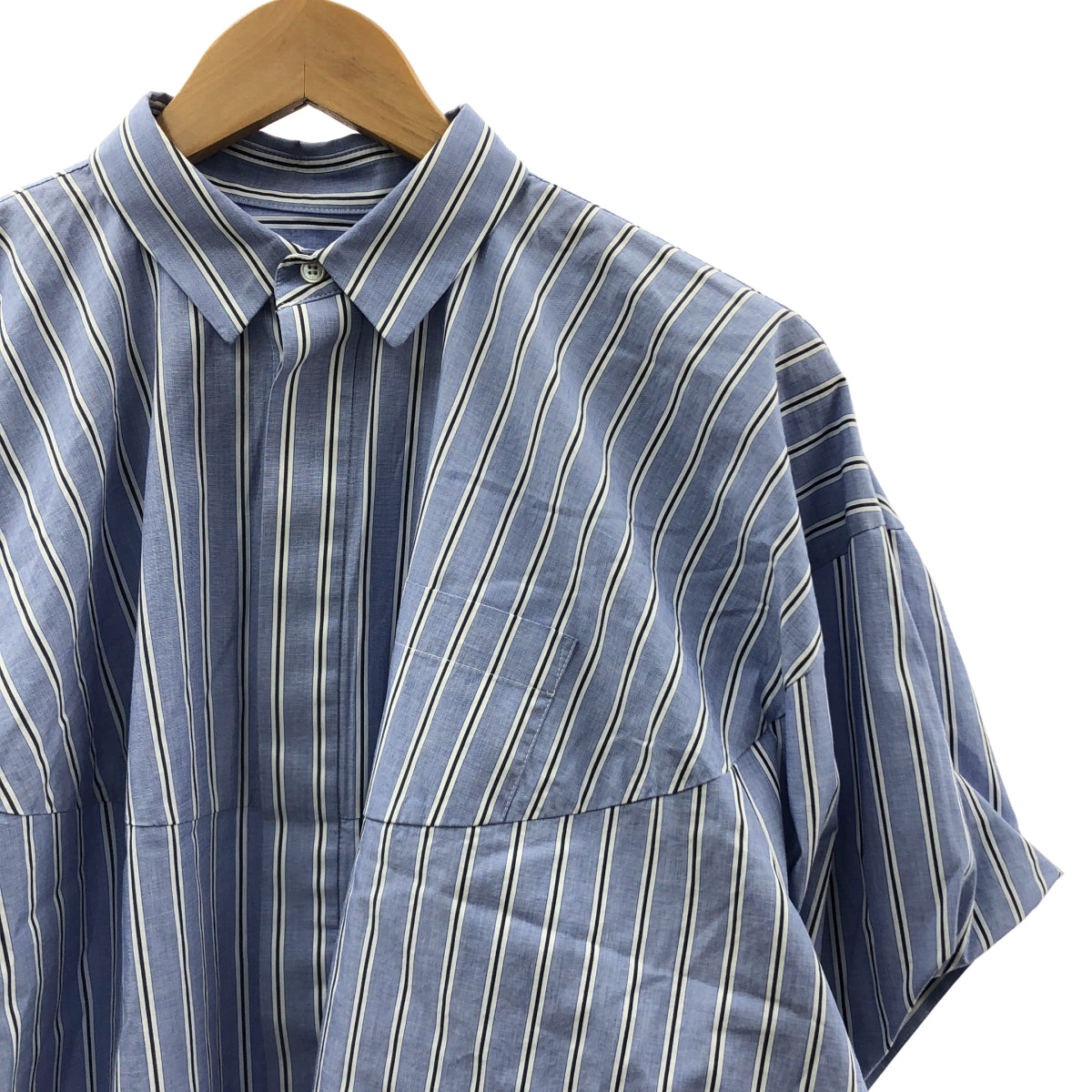sacai / サカイ | Cotton Poplin Shirt コットン ストライプ