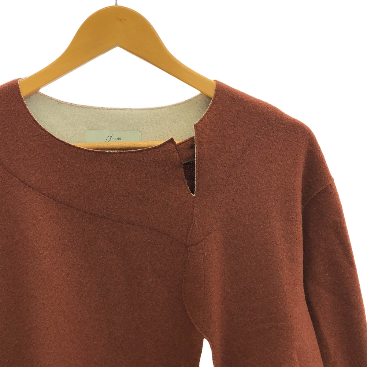 amachi. / アマチ | Wood Crack Top / 007E ウール ニット プル