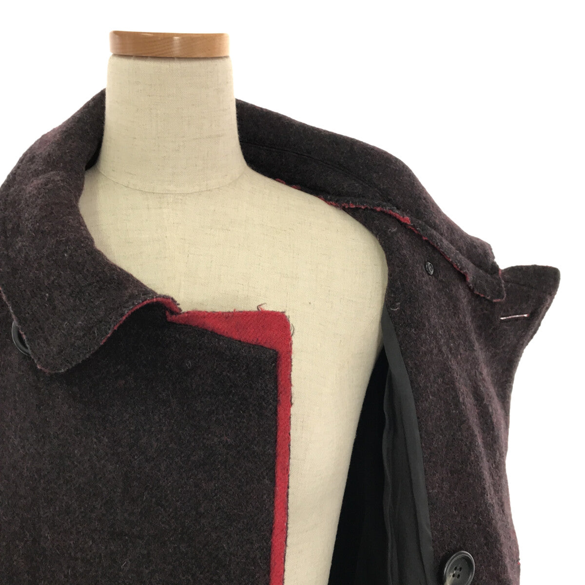 美品】 Y's / ワイズヨウジヤマモト | ウール ダブルオーバーコート