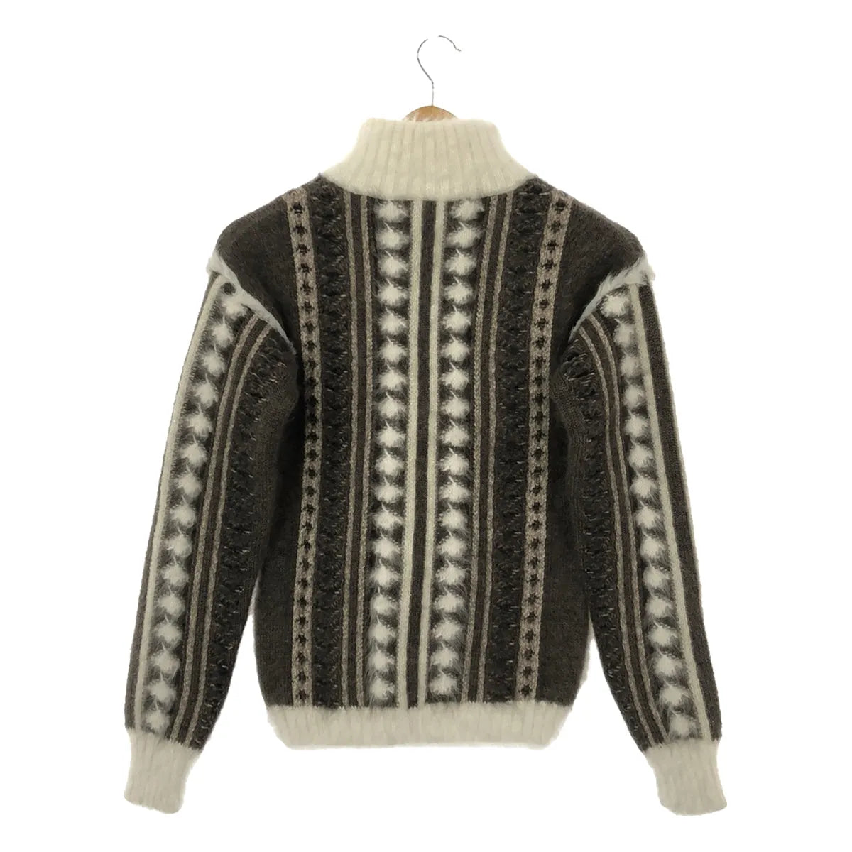 美品】 CHANEL / シャネル | アンゴラ モヘア カシミヤ 総柄 ジップ