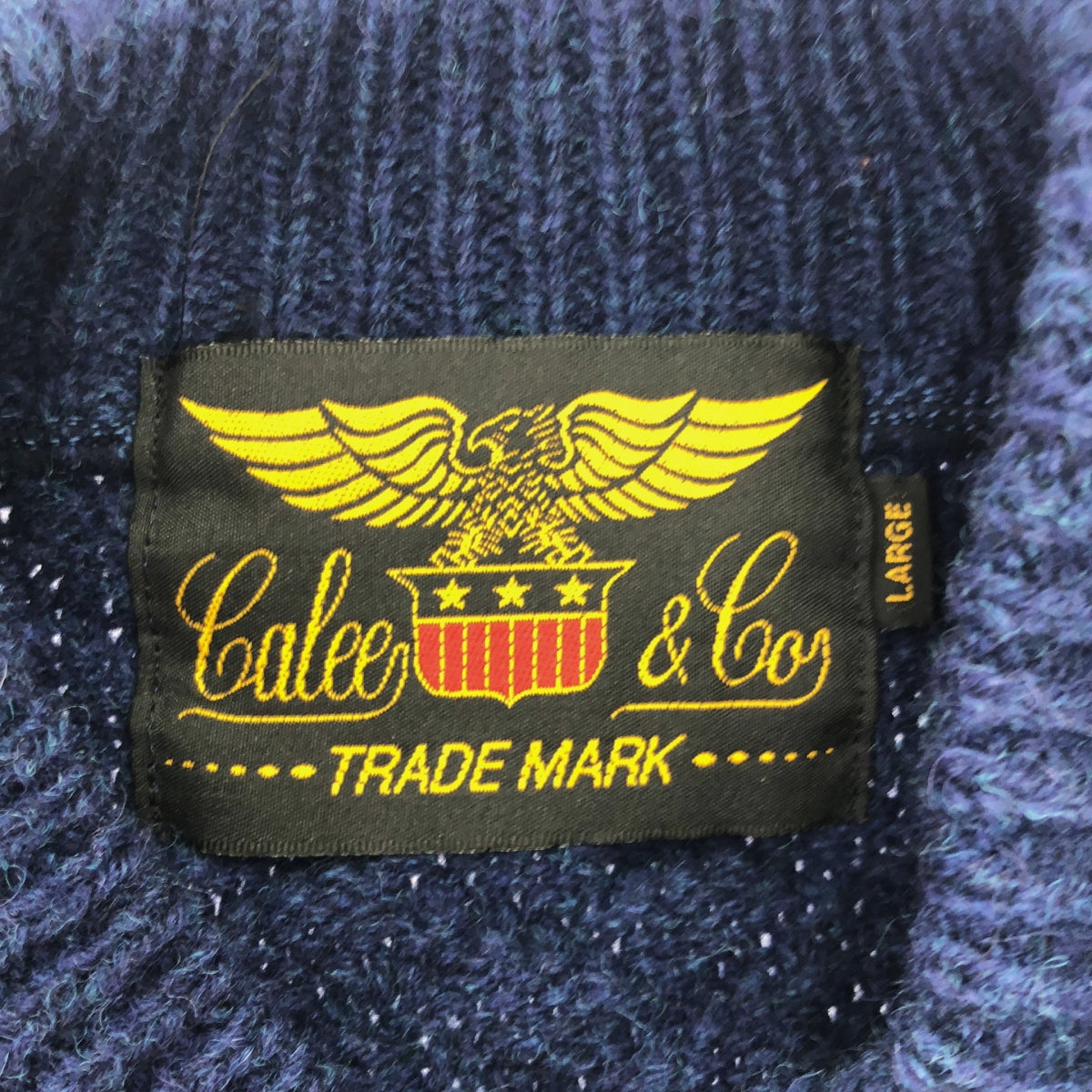 CALEE / キャリー | HENLEY NECK HERRINGBONE KNIT SWEATER