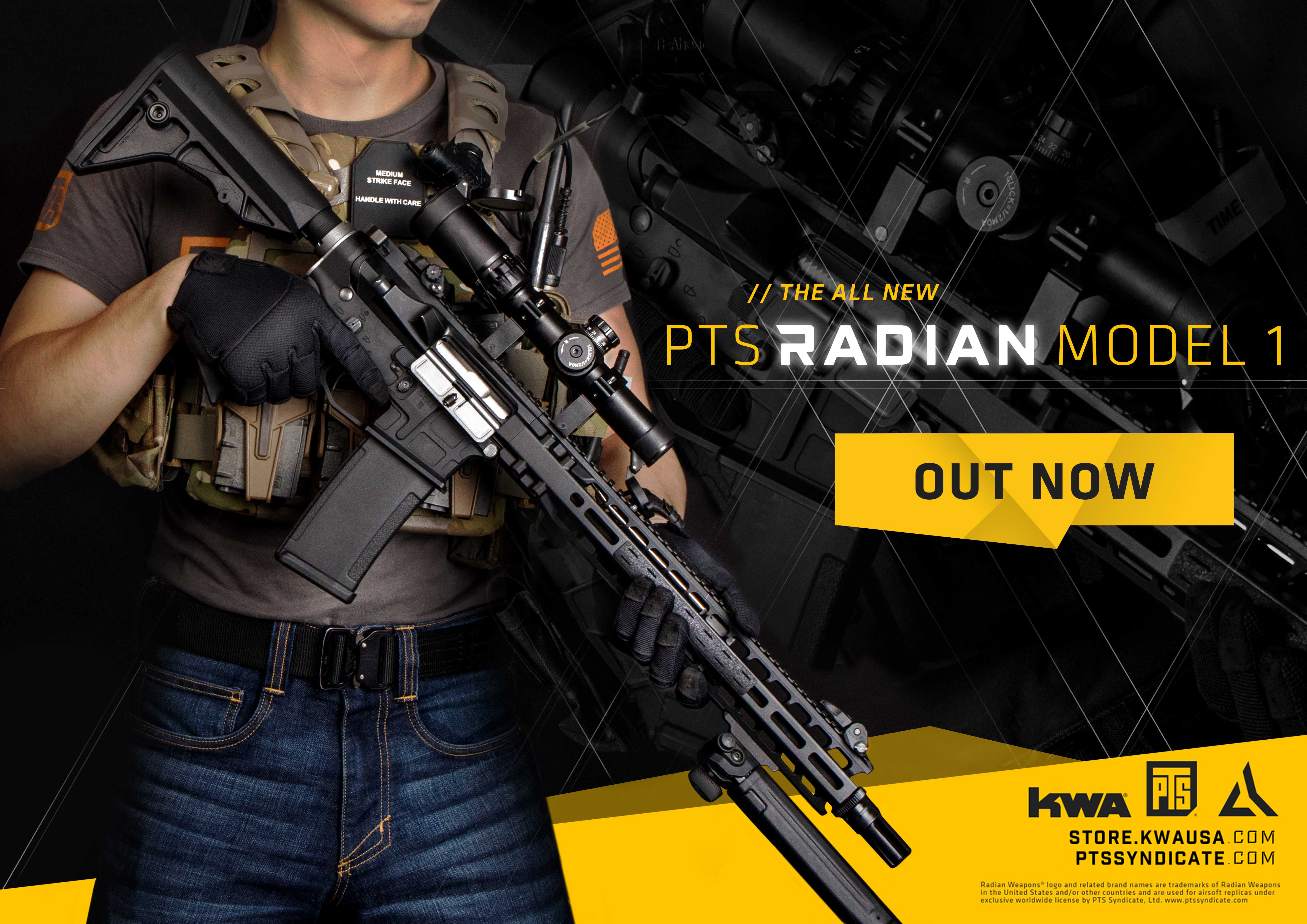 Radian Model 1 Gas Blow Back Rifle - KWA Airsoft