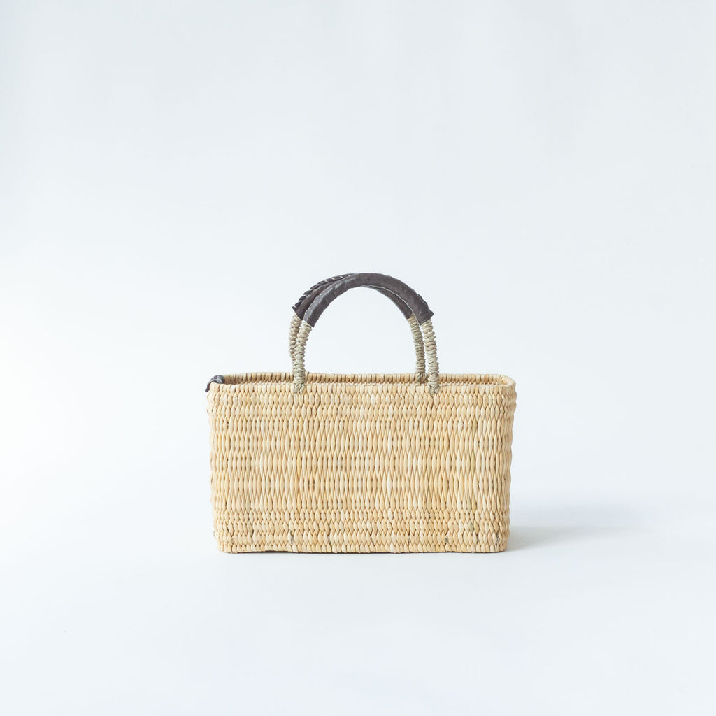 warang wayan ストローかごバッグ 浅型 ブラウン ｜くらすこと公式