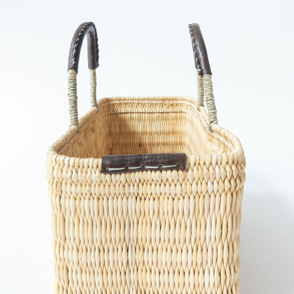 warang wayan ストローかごバッグ 浅型 ブラウン ｜くらすこと公式