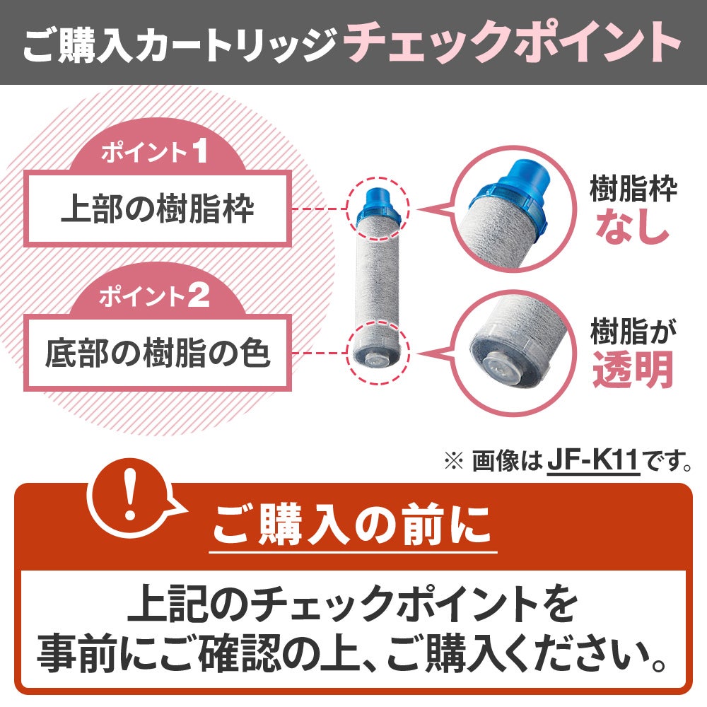 LIXIL・INAX 交換用浄水カートリッジ／長寿命・スタンダードタイプ [JF