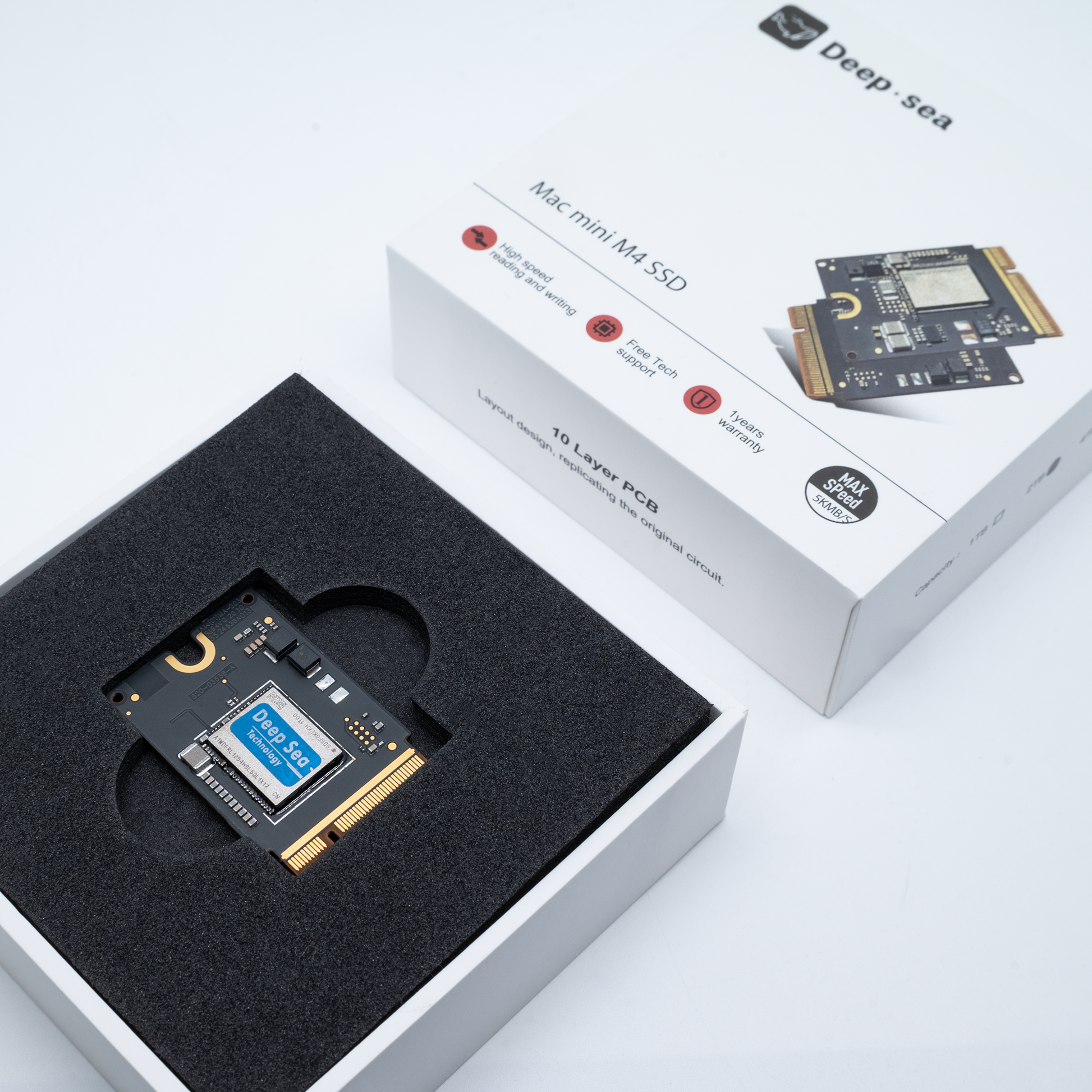 SSD Drive for Mac Mini M4 (10-layers pcb) – M4-SSD