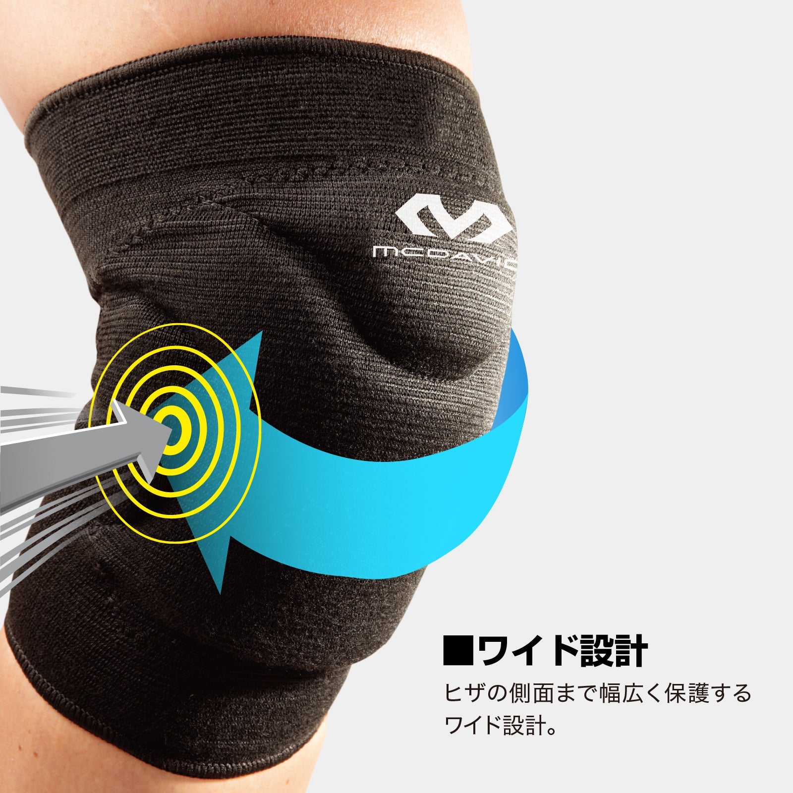 フレックス ニーパッド(1個入) - McDavid｜サポータ－ブランドの