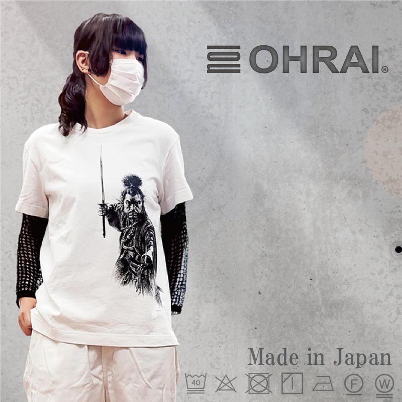 生賴範義：画 Noriyoshi Ohrai 宮本武蔵 フロントプリントTシャツ