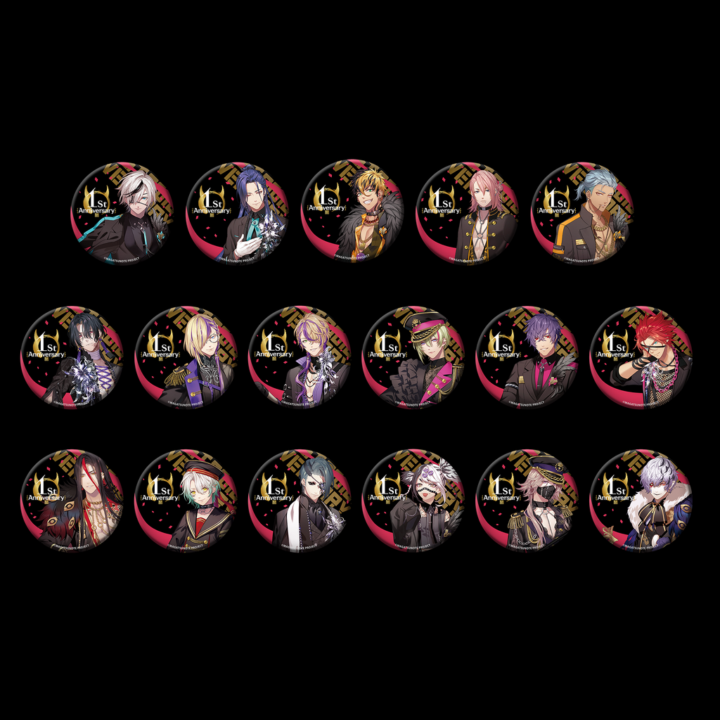 1周年記念グッズ第2弾】新衣装缶バッジ – マガツノートオフィシャルストア