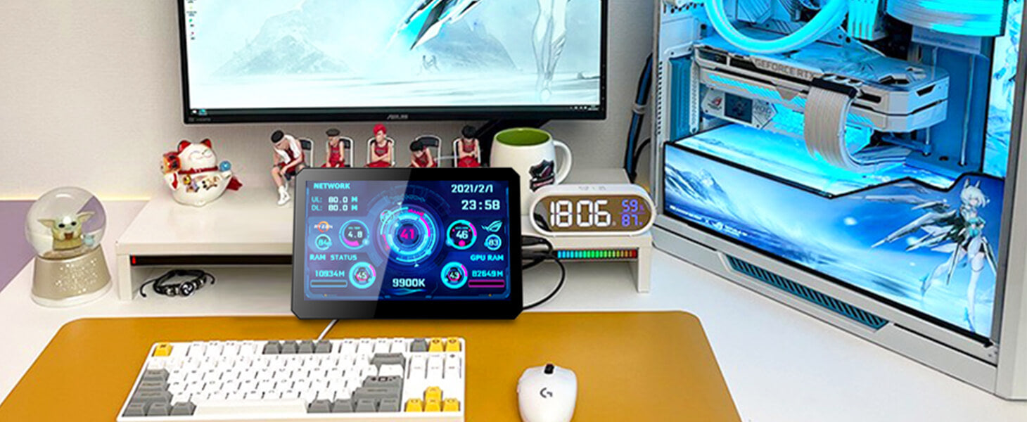 Magedok 8 Inch 1280*720 Resolution Touch Monitor with HDMI input