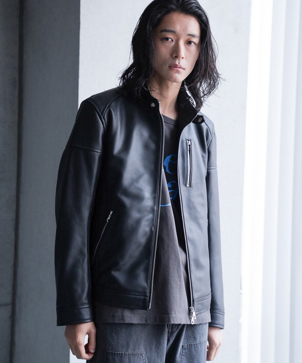 Diggy-MO' 着用モデル Fiberops ライダースジャケット Fiberops SOUL´d