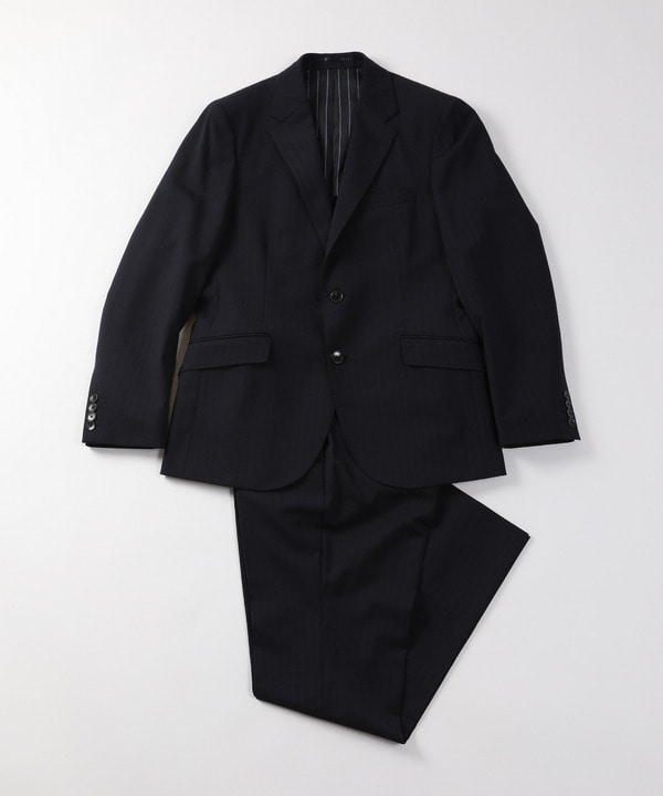 ヘリンボーンストライプスーツセットアップ｜メンズファッション通販