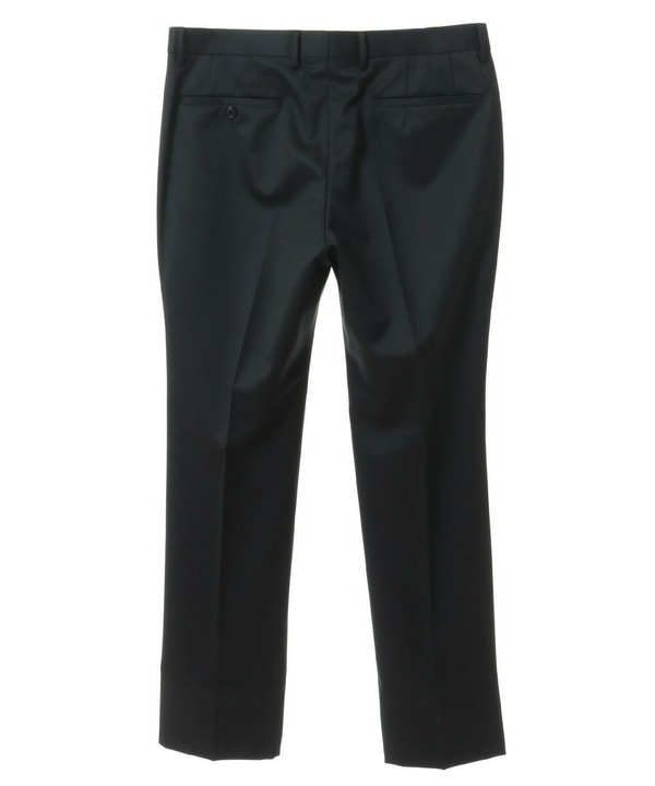 ウールポリエステルギャバジンスーツセットアップ（同素材ベストあり