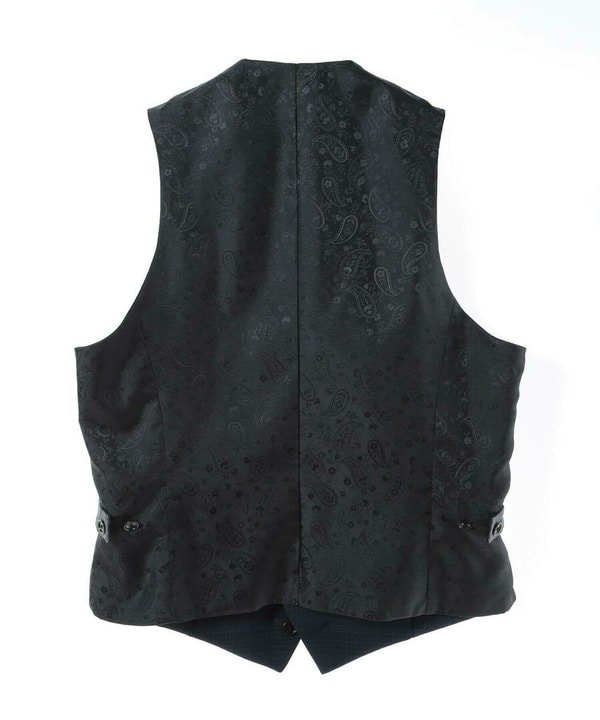 ミックスヤーンブッチャーチェックリバーシブルベスト｜メンズ