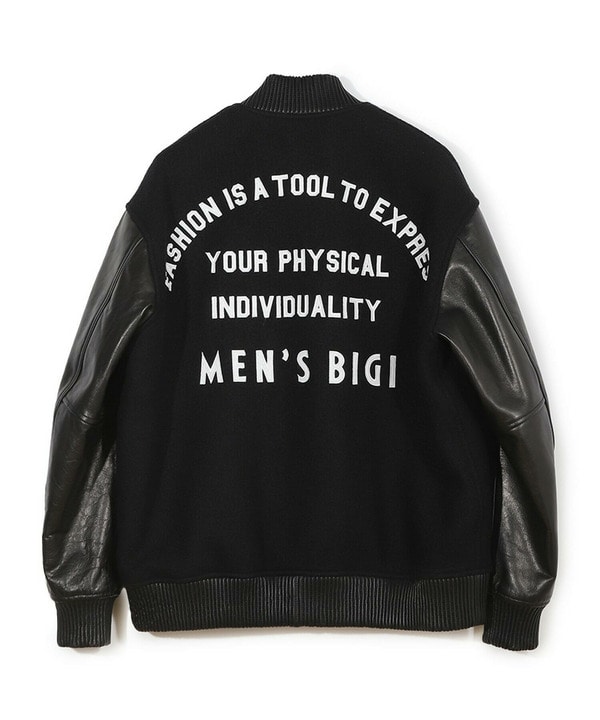 50th Anniv . 菊池武夫】WOOL MELTON STADIUM JAMPER｜メンズ