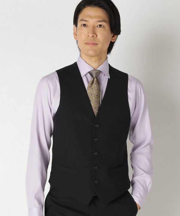 シャドー千鳥格子ベスト/別売りスーツセットあり｜メンズファッション