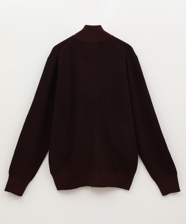 12Gミニワッフルジップアップニット｜メンズファッション通販 MEN'S
