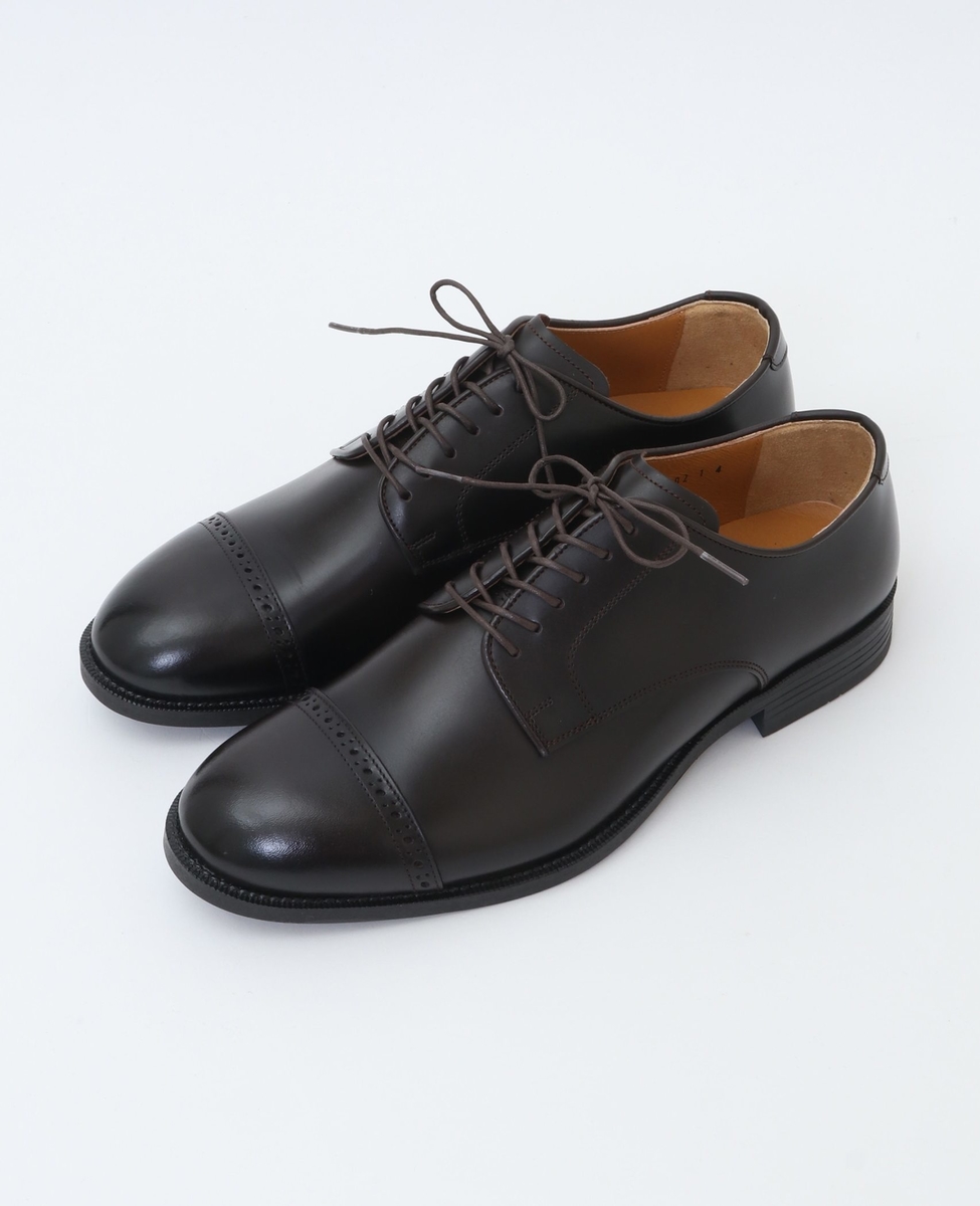 外羽根ストレートチップレザーシューズ｜MEN'S MELROSE（メンズ