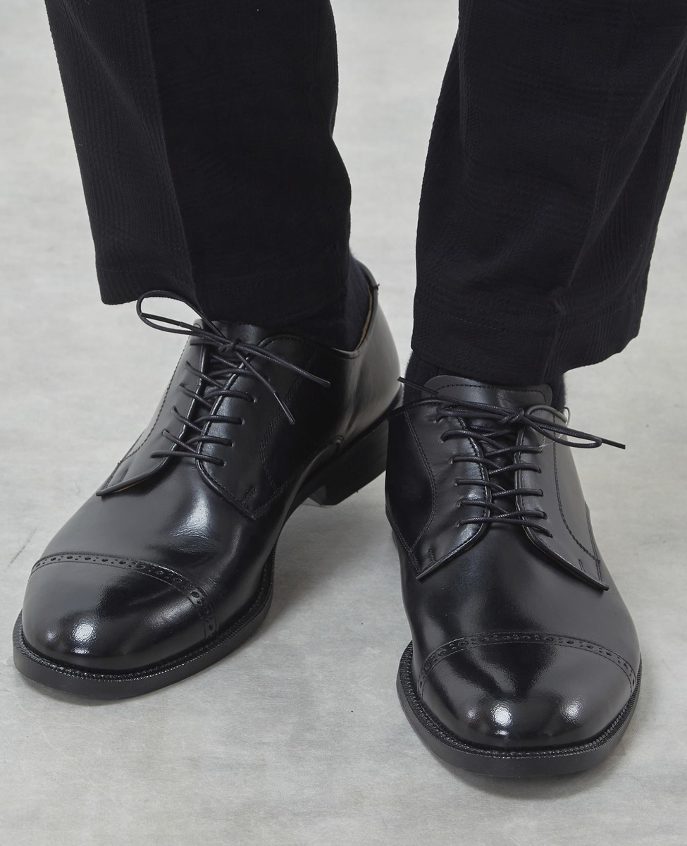 外羽根ストレートチップレザーシューズ｜MEN'S MELROSE（メンズ