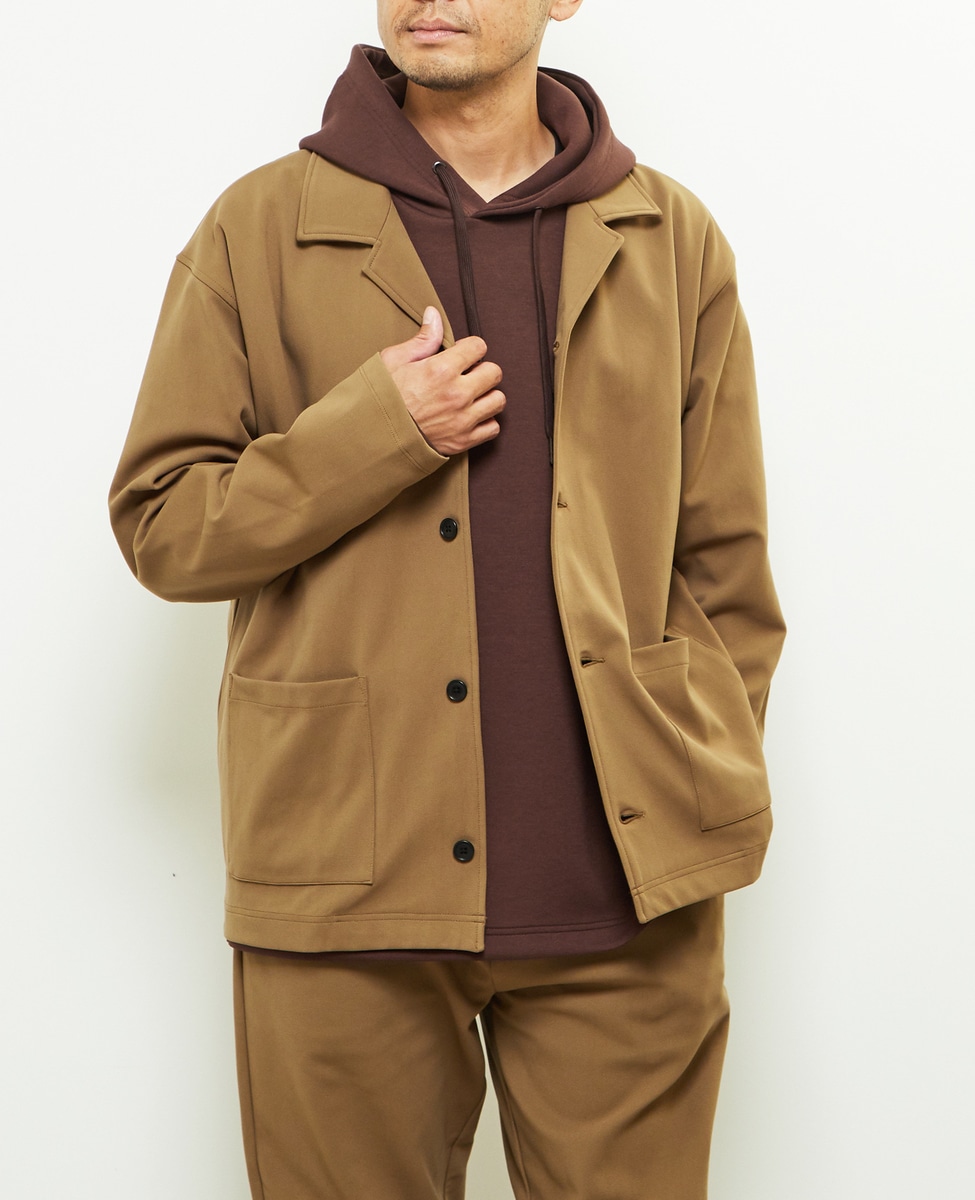 MASTER FRAME/マスターフレーム】ミラノリブカバーオールジャケット