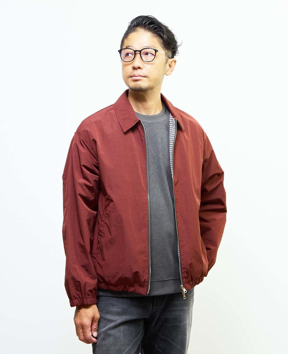 マインデニム ハリントンジャケット サイズ2 レッド マインデニム